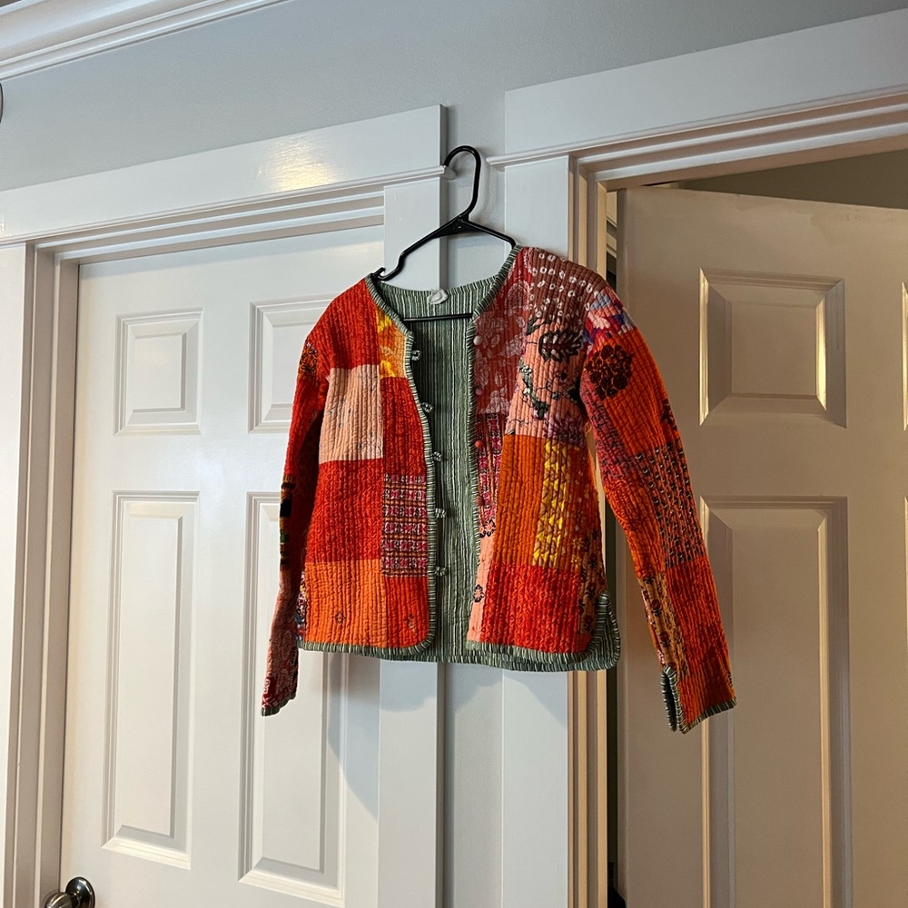 Cotton Patchwork Quilted Jacket - image 2